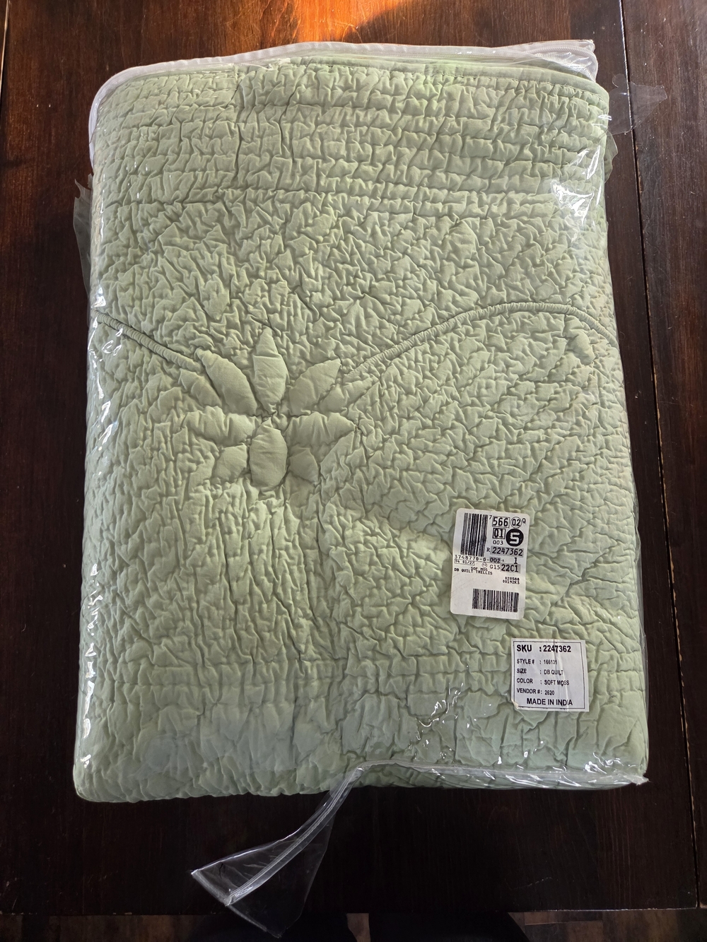Lands' End Floral Bedspread Double